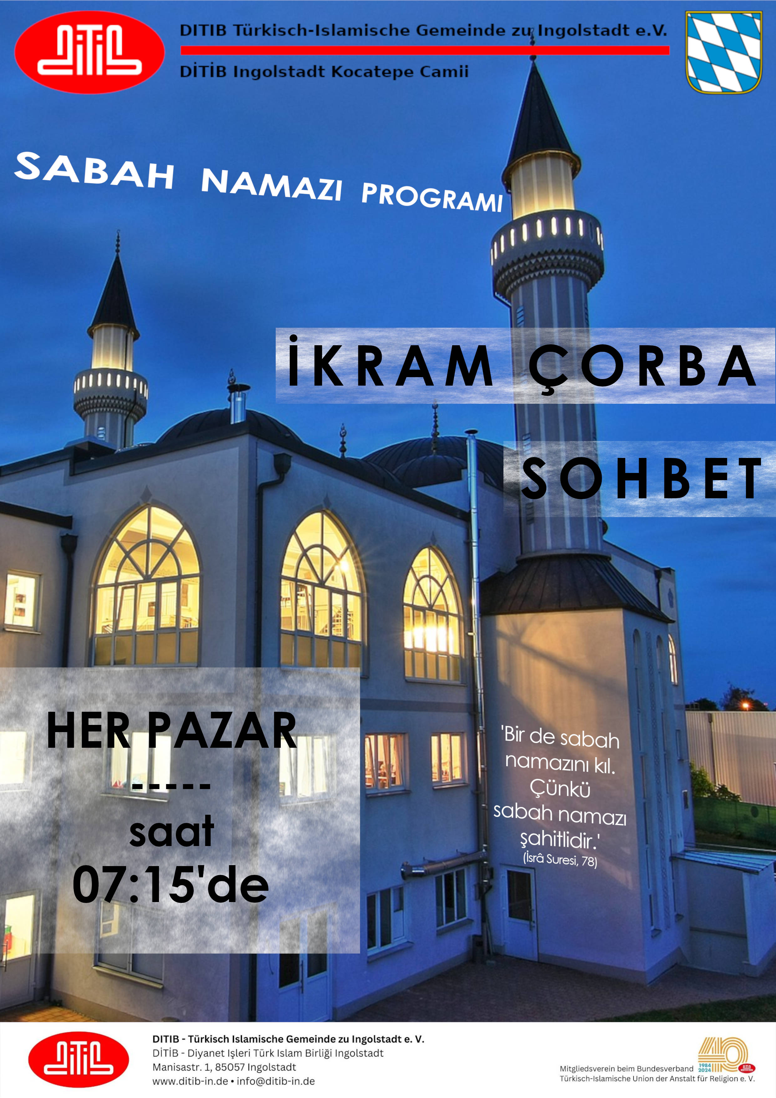 Sabah Namazi Programi