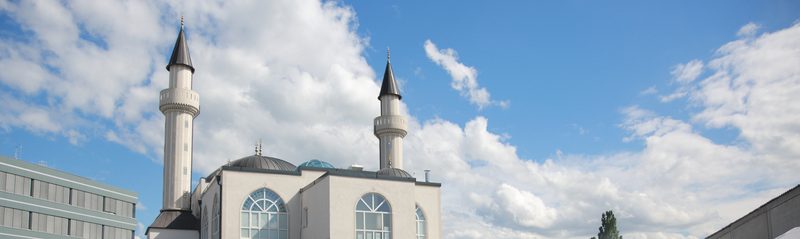 Blick auf die Moschee
